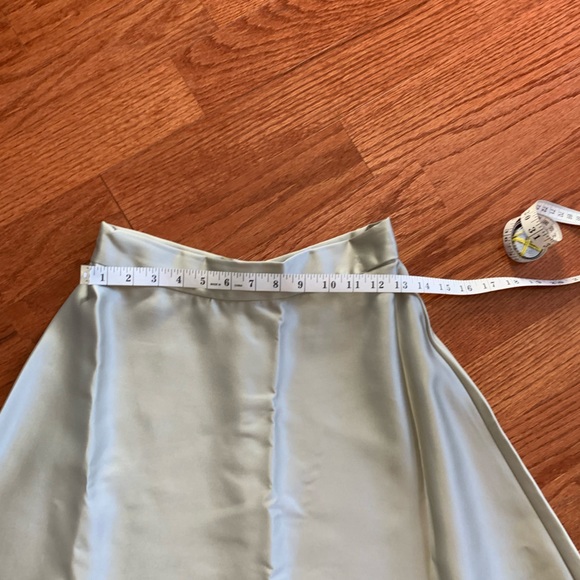 Vintage, formal, silver, floor length dress, size 9/10 - Picture 11 of 14